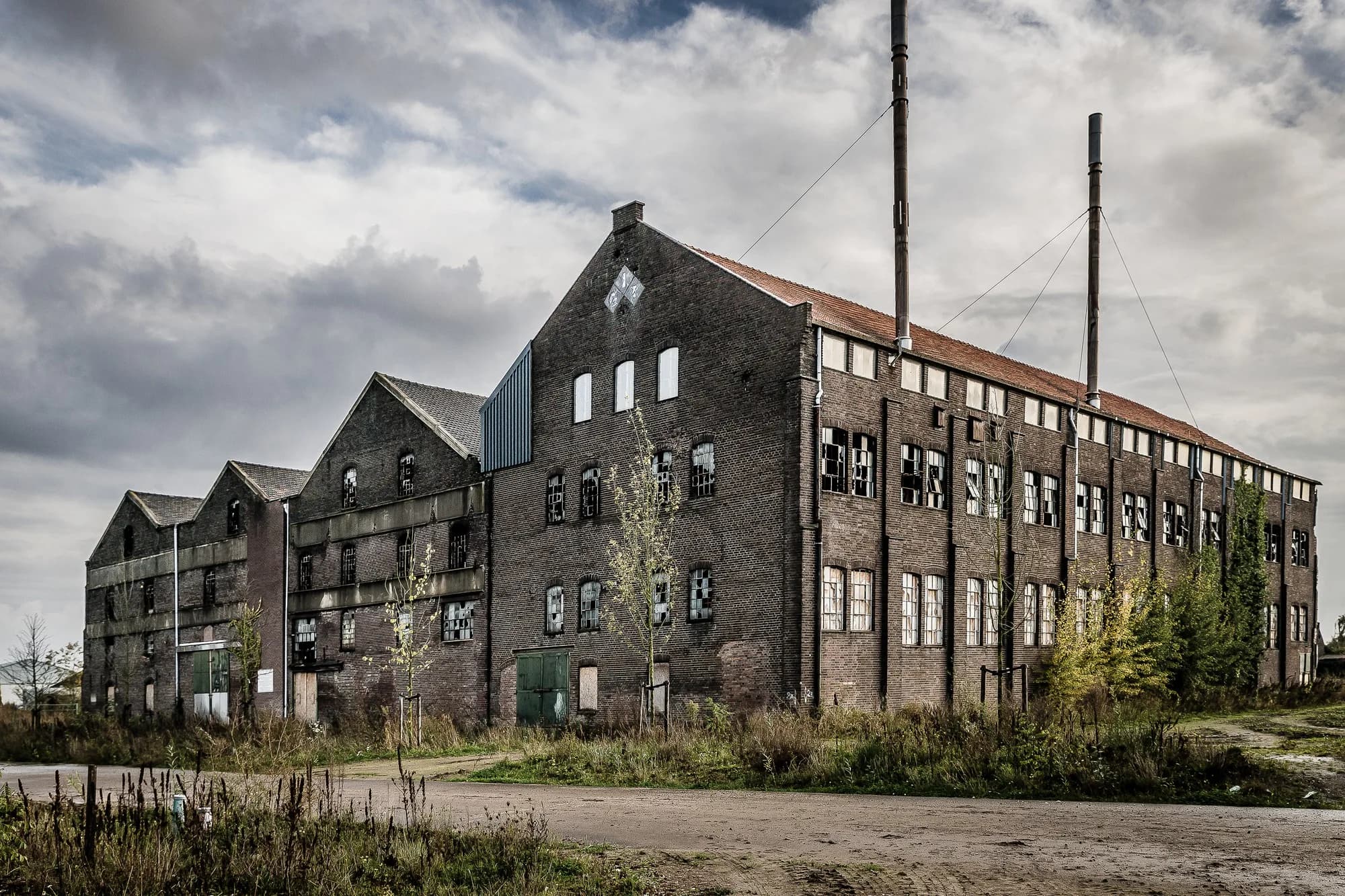 Historic industrial building — before transformation